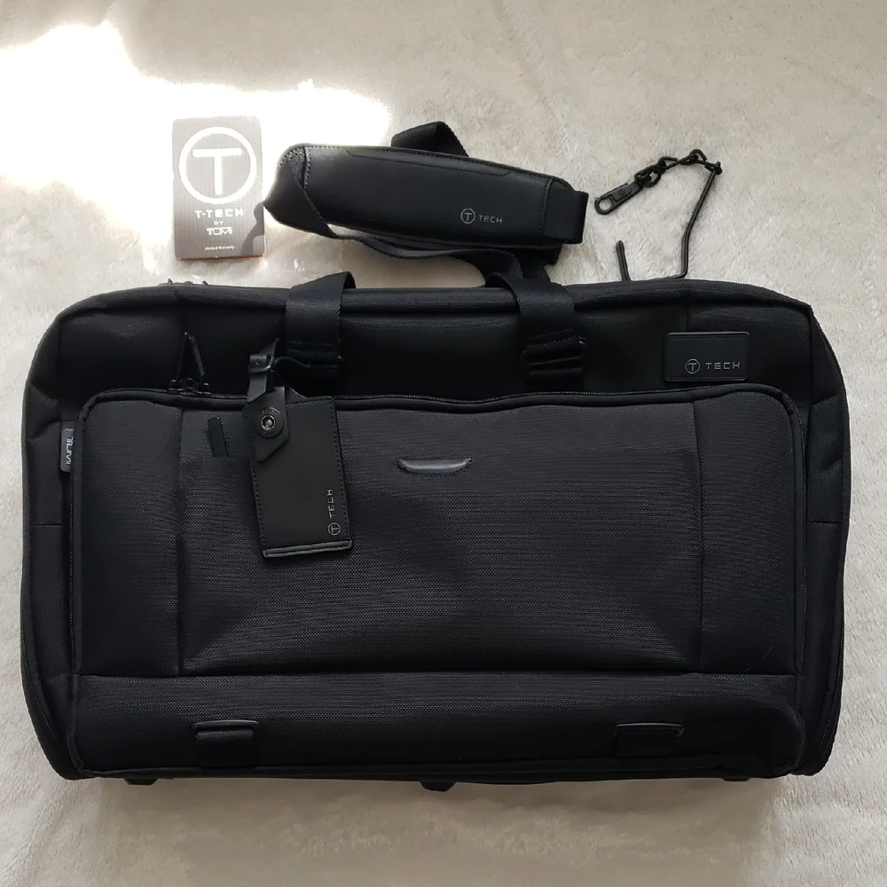 Tumi Tech Garment Bag Tri-Fold Carry-On Bag black